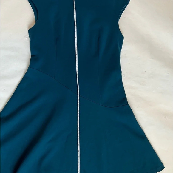 Cop Copine Sleeveless Fit & Flare Mini A-line Dress, Green Blue Size 42 XL NWT - Picture 7 of 10